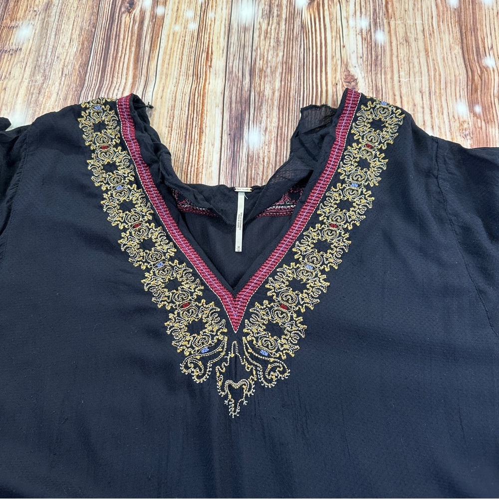 Free People Wild One Embellished Mini Dress Size Medium - Picture 8 of 12
